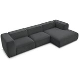 Bobochic Paris Tamno siva kutna garnitura od bouclé tkanine (s desnim kutom) Zephyr – | shoptok.hr