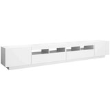 TV ormarić s LED svjetlima bijeli 260 x 35 x 40 cm | shoptok.hr