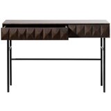 Unique Furniture Tamno smeđi pomoćni stol s pločom stola u dekoru hrasta 39x117 cm Latina – | shoptok.hr