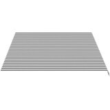  Zamjenska tkanina za tendu antracit-bijela 4,5 x 3,5 m | shoptok.hr