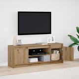 vidaXL TV Kabinet sa LED Umjetni Hrast 139.5x34x50 cm Konstruirano Drvo | shoptok.hr