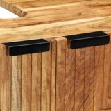 3 kom. sideboard smeđa 60x33x75 cm čvrsto drvo bagrem | shoptok.hr