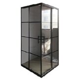 Linni tuš Ideal 9023 90x90 black
