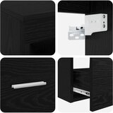  Set namještaja za kupaonicu 2 kom. Crni hrast Konstruirano drvo Crna 49,5 x 41 x 80 cm | Shoptok.si