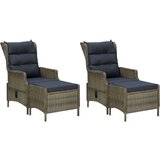  5-dijelni vrtni blagovaonski set smeđi | shoptok.hr
