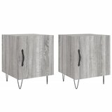 Maison Chic Dvo delni komplet Nočne omarice - Nočne mize siva sonoma 40x40x50 cm inženirski les, (21688055) Cene
