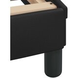 vidaXL Okvir za krevet s uzglavljem crni 120 x 200 cm od umjetne kože | shoptok.hr