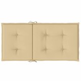  Jastuci za stolice 2 kom prošarano bež 100x50x4 cm od tkanine | shoptok.hr