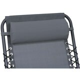 vidaXL Vzglavnik za ležalnik siv 40x7,5x15 cm iz tekstila | Shoptok.si