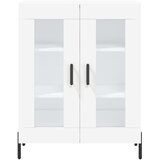  Visoka komoda bijela 69,5x34x180 cm konstruirano drvo | shoptok.hr