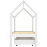  Okvir za dječji krevet s ladicom od borovine bijeli 80 x 160 cm | shoptok.hr