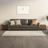  Stolići za kavu s metalnim nogama 2 kom boja hrasta 50x50x40 cm Smeđa Cene