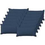  Presvlaka za jastuk 12 kom. HOUTEN Plava 40 x 80 cm Umjetni lan - Plava 40 x 80 cm 12 | shoptok.hr