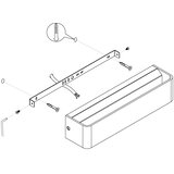 Eglo Sania 4 zidna/1, led, 12w, 1400lm, nikl/mat | Eponuda.com