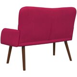 SOFA za dvije osobe Vinska crvena 115 x 61 x 87 cm Baršun | shoptok.hr