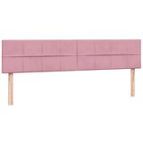  Box spring postelja z vzmetnico roza 180x210 cm žamet, (21828999) | Shoptok.si