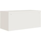 Ormarić za spise bijeli 90 x 40 x 240 cm čelični | shoptok.hr