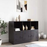 vidaXL Komoda crna 99 x 39 x 73 cm čelična | shoptok.hr
