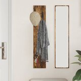 Vješalica za kapute na zidu Dimljeni hrast 20 x 1,5 x 100 cm | shoptok.hr