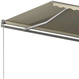  Prostostoječa avtomatska tenda 400x300 cm krem, (20729005) | Shoptok.si