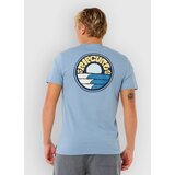 Rip Curl Pacific Rinse Stacked T-shirt faded denim | Shoptok.si