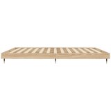  Okvir kreveta bez madraca 200x200 cm od konstruiranog drva Smeđa 200 x 200 cm | shoptok.hr