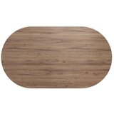 TemaHome Jedilna miza z mizno ploščo v orehovem dekorju v naravni barvi 100x180 cm Lago – | Shoptok.si