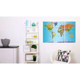  Slika - World Map: Colourful Note 90x60 | shoptok.hr
