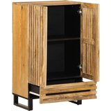 vidaXL Visoka komoda 60 x 34 x 100 cm od masivnog grubog drva manga | shoptok.hr