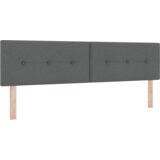 vidaXL Box Spring postelja z blazino temno siva 180x200 cm tkanina | Shoptok.si