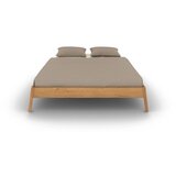 The Beds Bračni krevet od punog hrasta 180x200 cm u prirodnoj boji Twig – | shoptok.hr