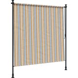  Vanjska roleta žuto-bijela 150 x 270 cm od tkanine i čelika | shoptok.hr