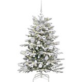  Umjetno božićno drvce s nogom Bijelo 120 cm PE i PVC | shoptok.hr
