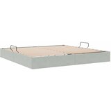  Otomanski krevet s pohranom Svjetlosiva 200 x 200 cm Baršun | shoptok.hr