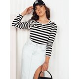 DStreet Bluzka damska w paski MORAS czarna | Shoptok.si