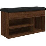 Maison Chic Klop za čevlje - Sedež za čevlje rjavi hrast 82x32x45,5 cm inženirski les, (21776161) Cene