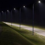  LED ulična svetiljka sa senzorom sumraka LED/100W/230V 4000K IP65 siva | Eponuda.com