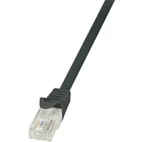 Patch cable Econline, Cat.5e, U UTP, black, 2 m, CP1053U