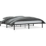 Metalni okvir za krevet crni 193x203 cm | shoptok.hr