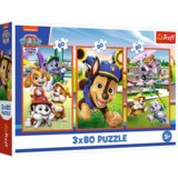 Trefl Puzzle 3 u 1 – Psići u ophodnji (Paw Patrol Dog Pack), 3 × 80 dijelova Cijene