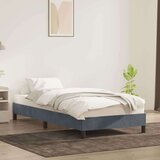 vidaXL posteljni okvir brez vzmetnice temno siva 100x210 cm žamet, (21829508) | Shoptok.si