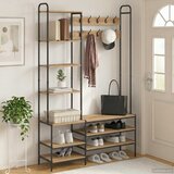  Oslonjeni kaput s klupicom za cipele Hrast artisan | shoptok.hr