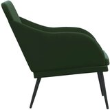  Klupa tamnozelena 110 x 76 x 80 cm baršunasta - Tamnozelena | shoptok.hr