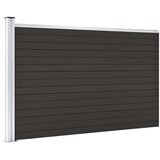 PANEL za ogradu WPC 175 x 105 cm crni | shoptok.hr