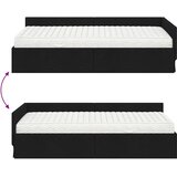  Kutni krevetni okvir s madracem Ostalo 2 pcs Zelena tkanina | shoptok.hr