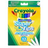 Crayola MARKERI SUPERTIPS 12 KOM | Eponuda.ba