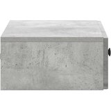 Stolna montirana na zid Betonska siva 59 x 34,5 x 17 cm | shoptok.hr