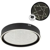 Globo 68288D - prigušiva LED plafonska lampa MIRRORA 40W/230V, prečnik 51,5 cm, crna + daljinski upravljač | Eponuda.com