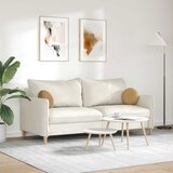  Jastučići za sjedenje 2 pcs Smeđa Ø30 x 13 cm Baršun | shoptok.hr