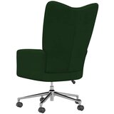  Stolica za opuštanje tamnozelena baršunasta | shoptok.hr